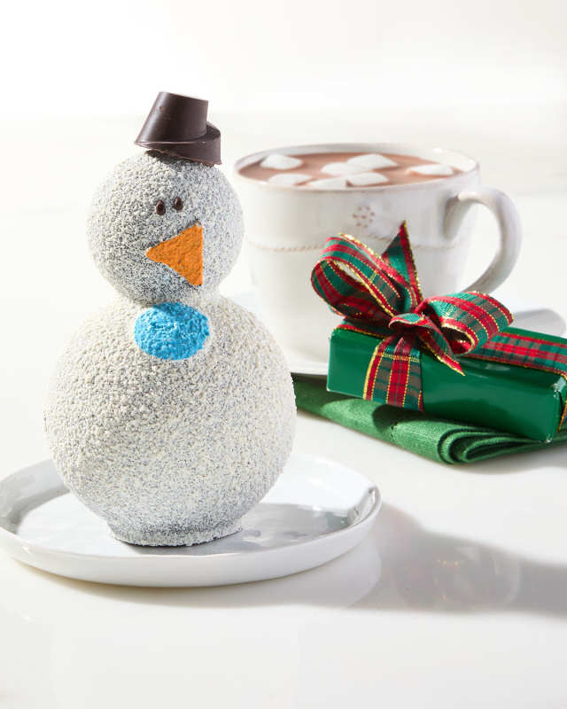 Carl the Drinking Chocolate Snowman